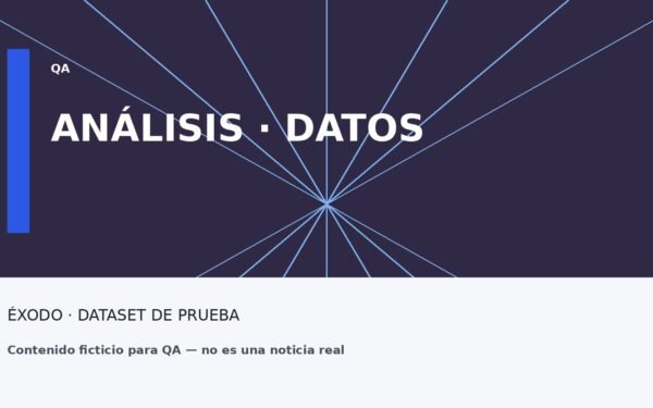 Imagen ficticia de datos para un análisis